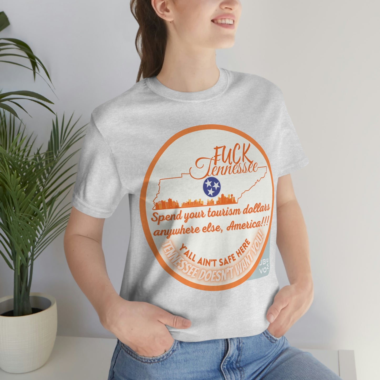 F*** Tennessee Drag-Ban Protest Shirt Unisex Jersey Short Sleeve Tee