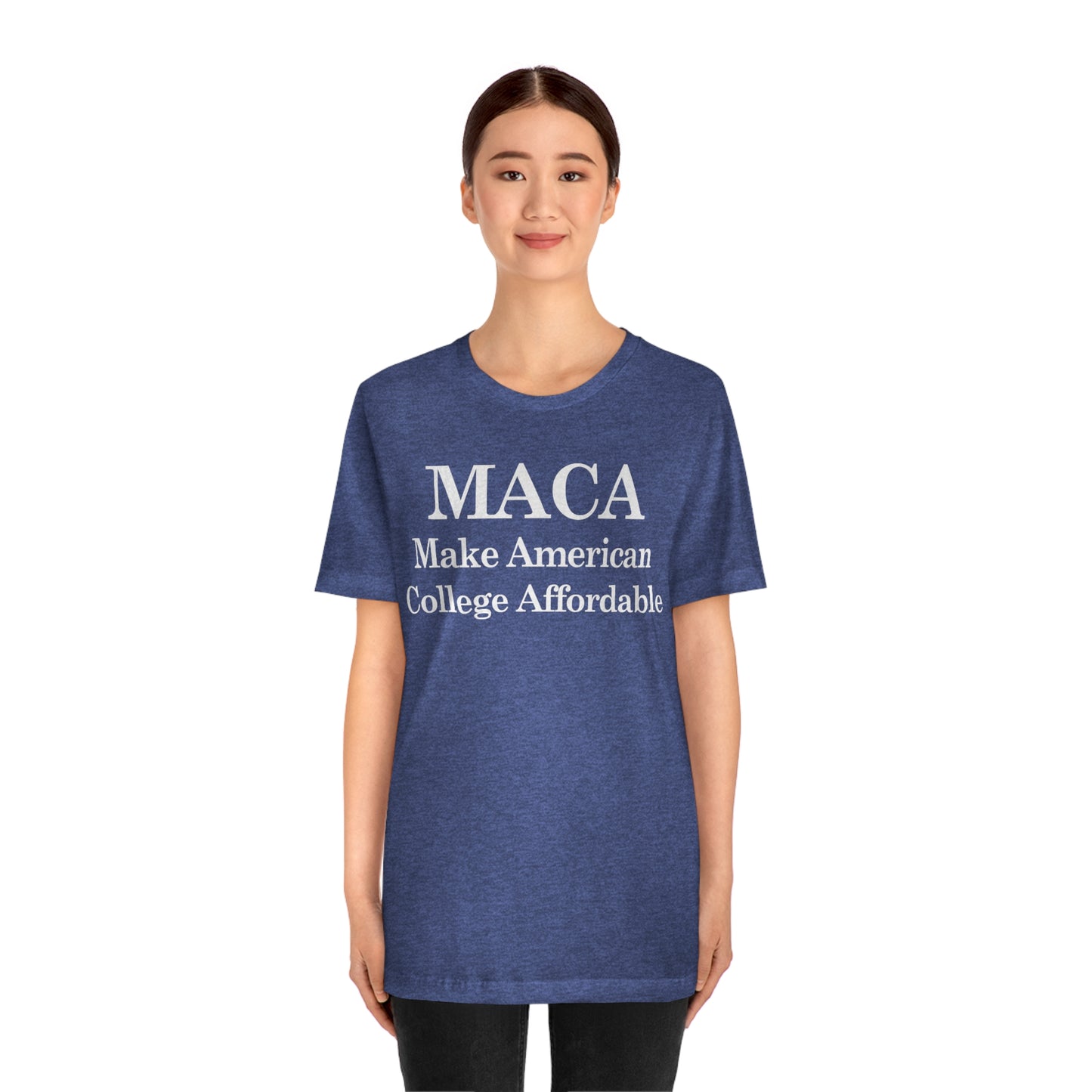 Make American College Affordable Back Quote Unisex Jersey Short Sleeve Tee (SirTalksALot Exclusive)