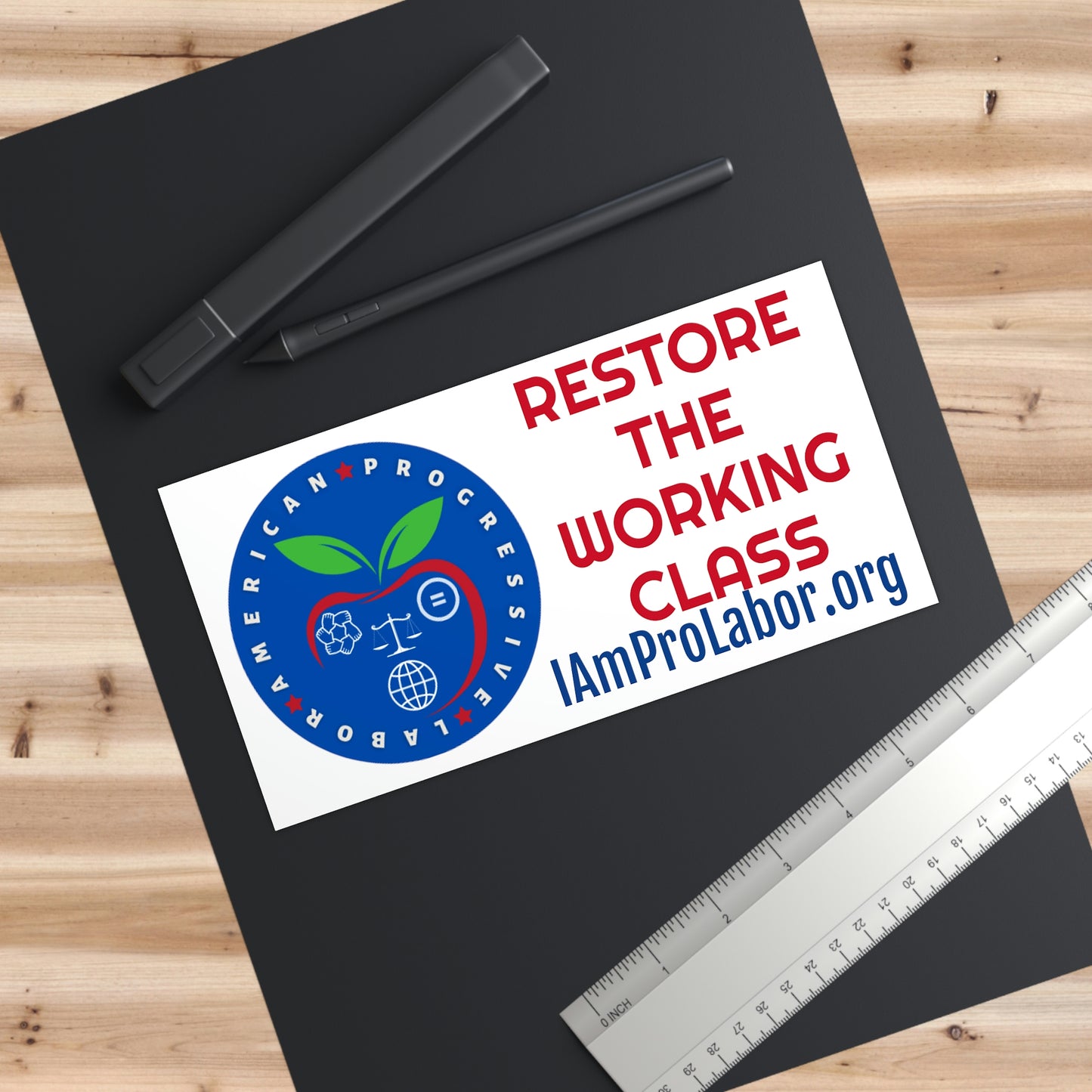 Restore The Working Class (APL Party Logo) Bumper Stickers