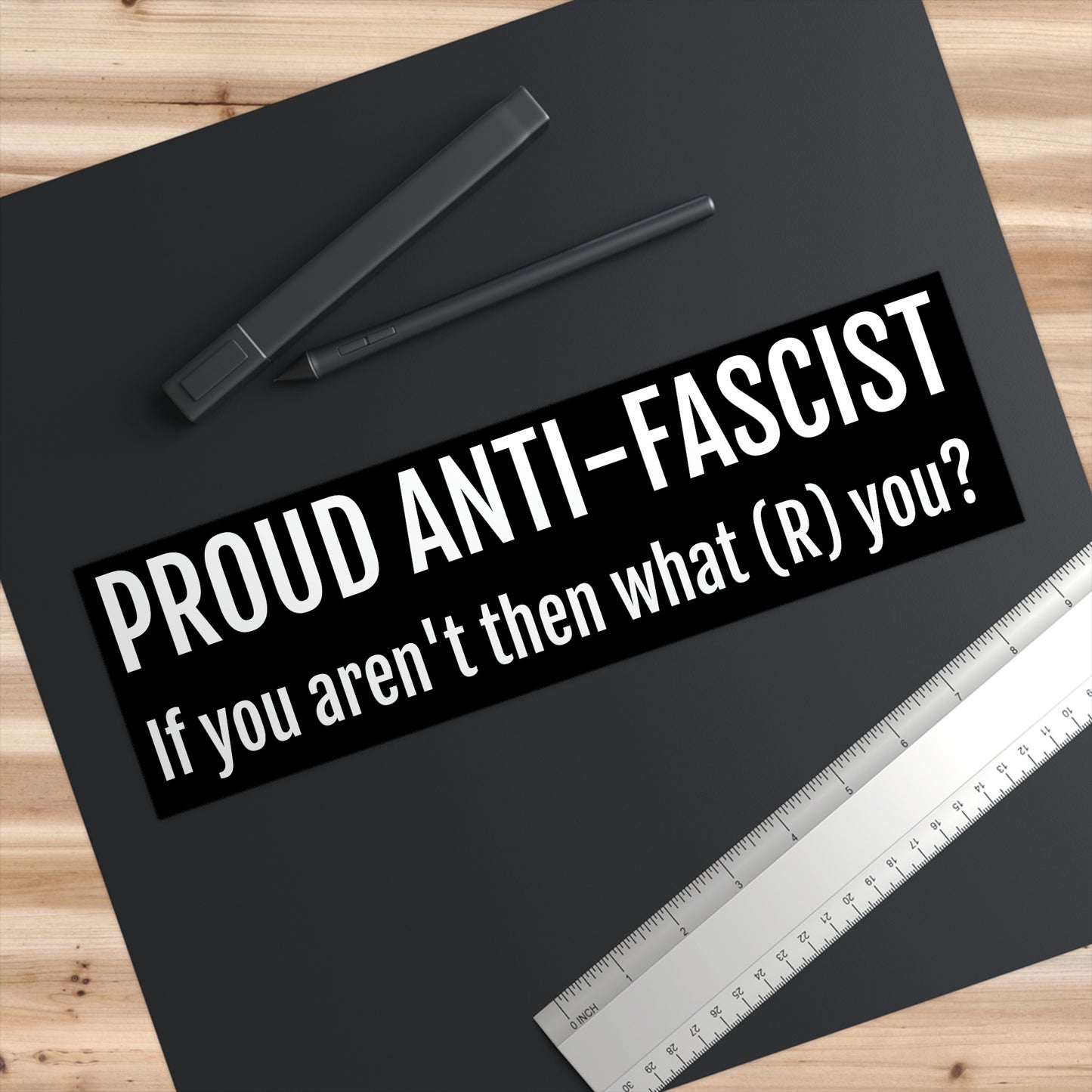 Proud Anti-Fascist Bumper Stickers