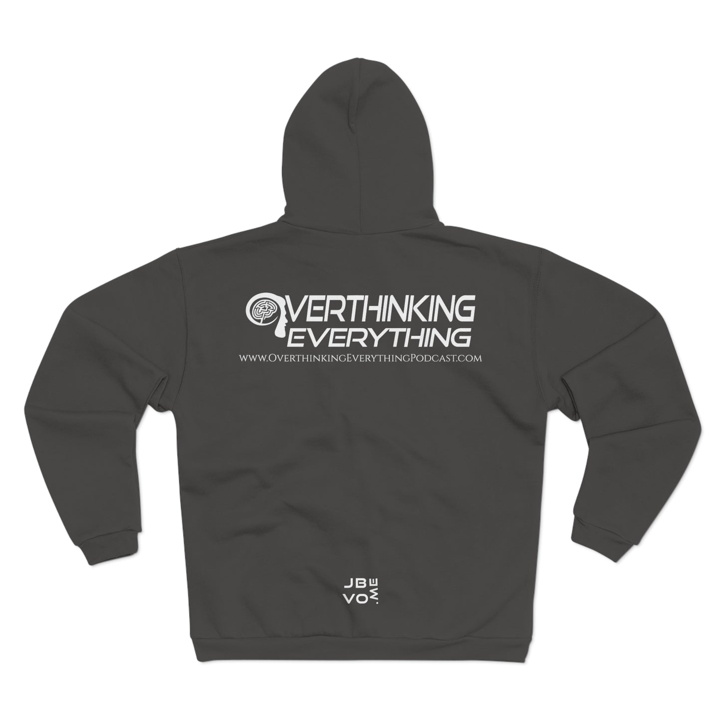 Overthinking Everything Unisex Hooded Zip Sweatshirt