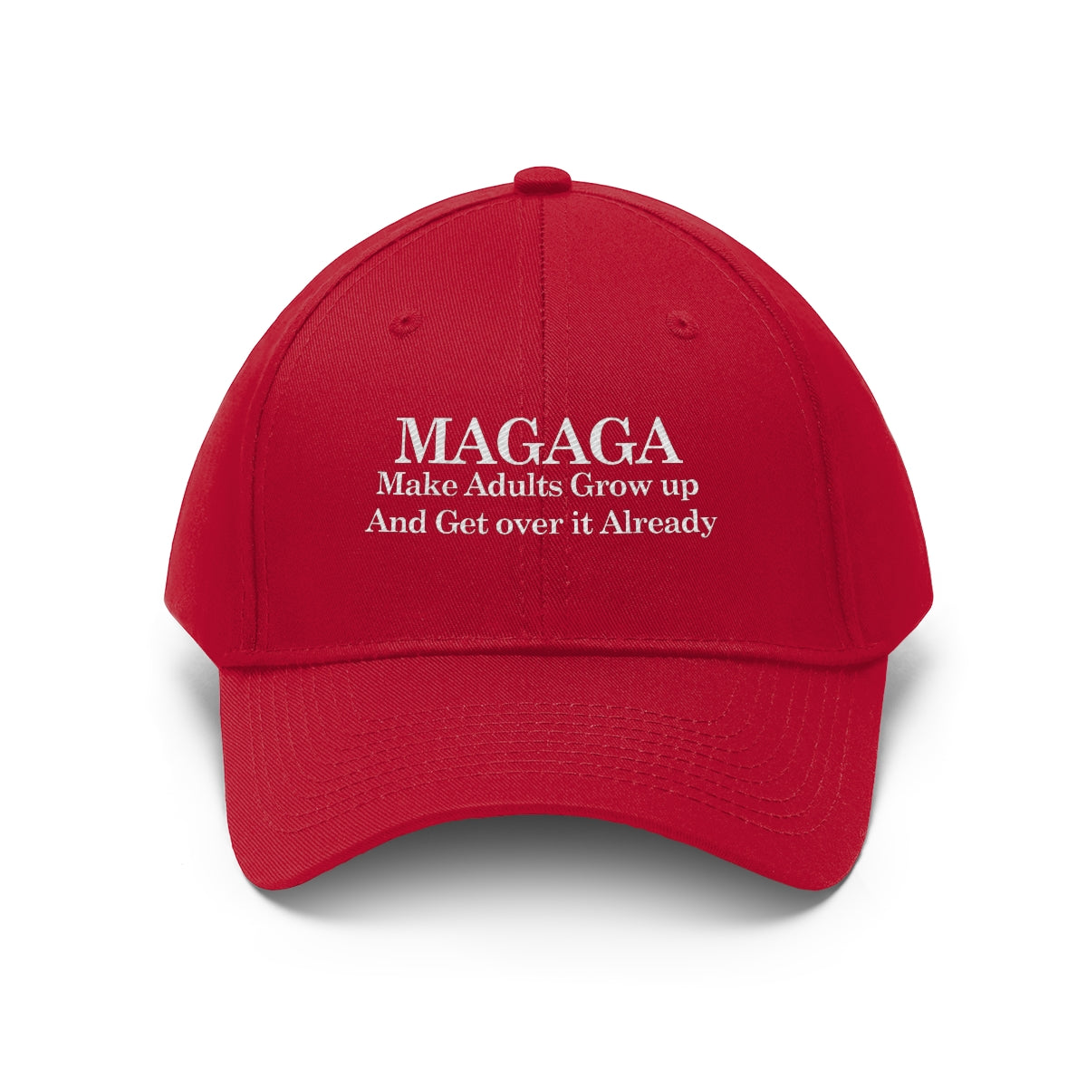 MAGAGA Red Unisex Twill Hat