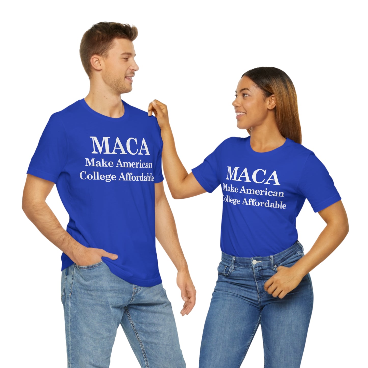 Make American College Affordable Back Quote Unisex Jersey Short Sleeve Tee (SirTalksALot Exclusive)