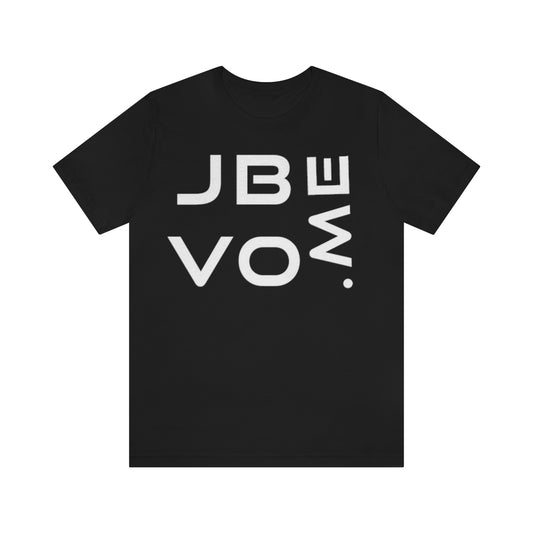 JBVO.ME Unisex Jersey Short Sleeve Black Tee (SirTalksALot Exclusive)