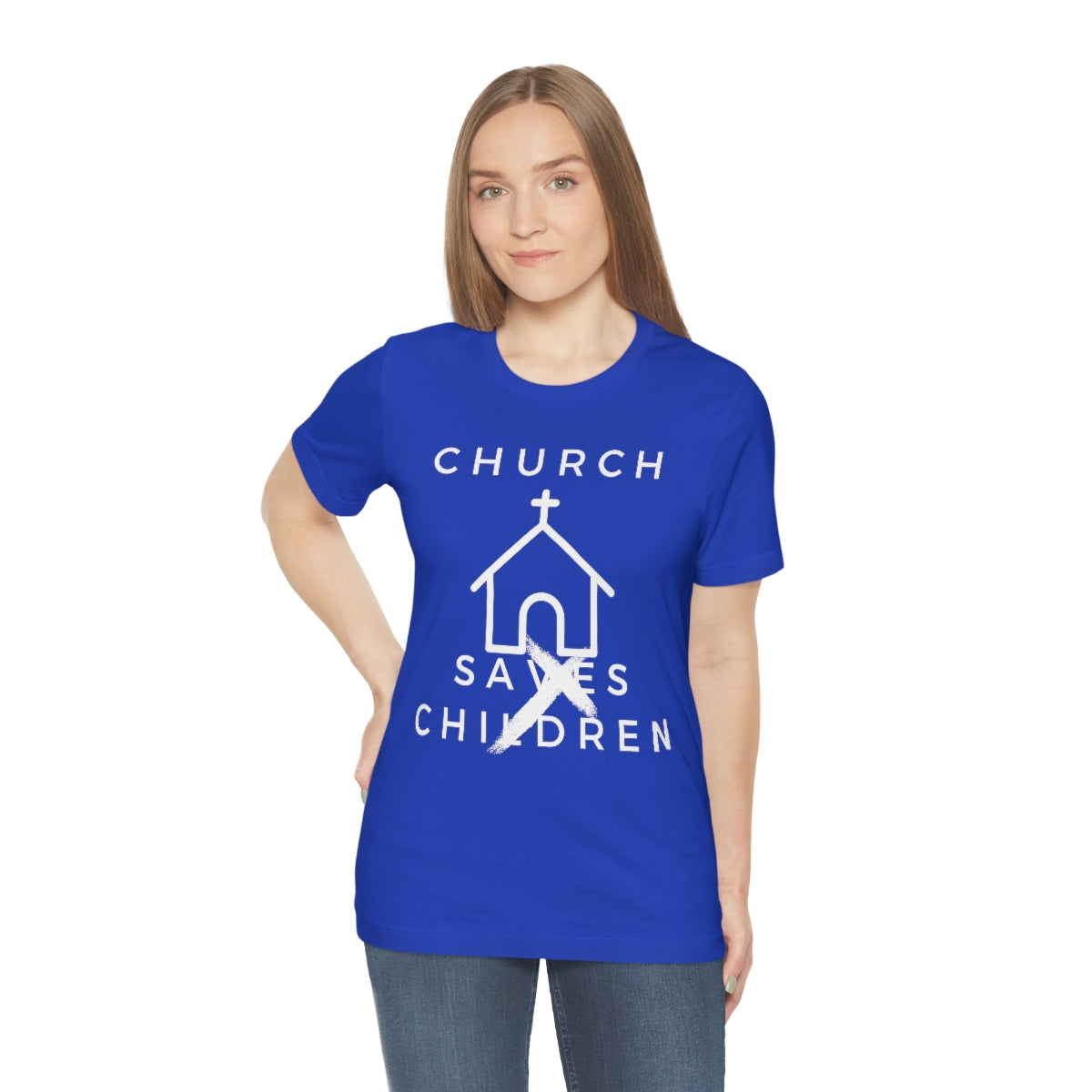 CHURCH SA's CHILDREN Unisex Jersey Short Sleeve Black Tee (SirTalksALot Exclusive)