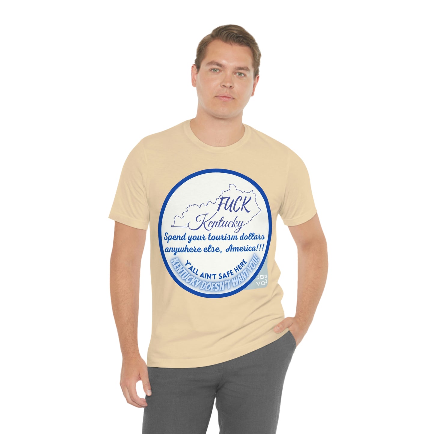 F*** Kentucky LGBTQIA Ban Protest Shirt Unisex Jersey Short Sleeve Tee (SirTalksALot Exclusive)