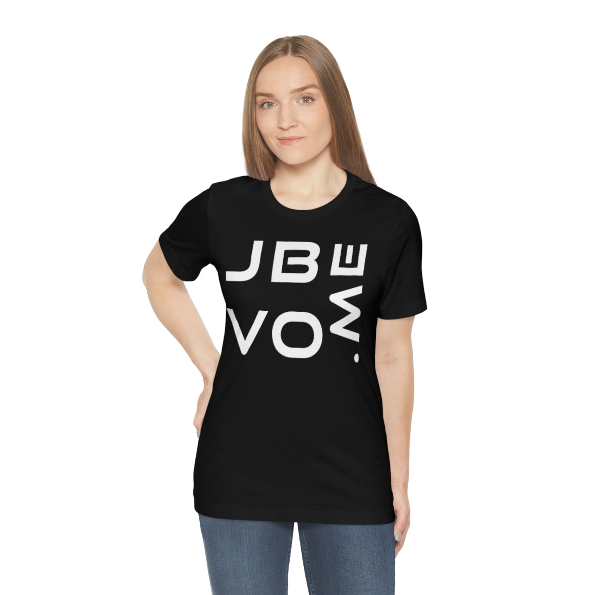 JBVO.ME Unisex Jersey Short Sleeve Black Tee (SirTalksALot Exclusive)