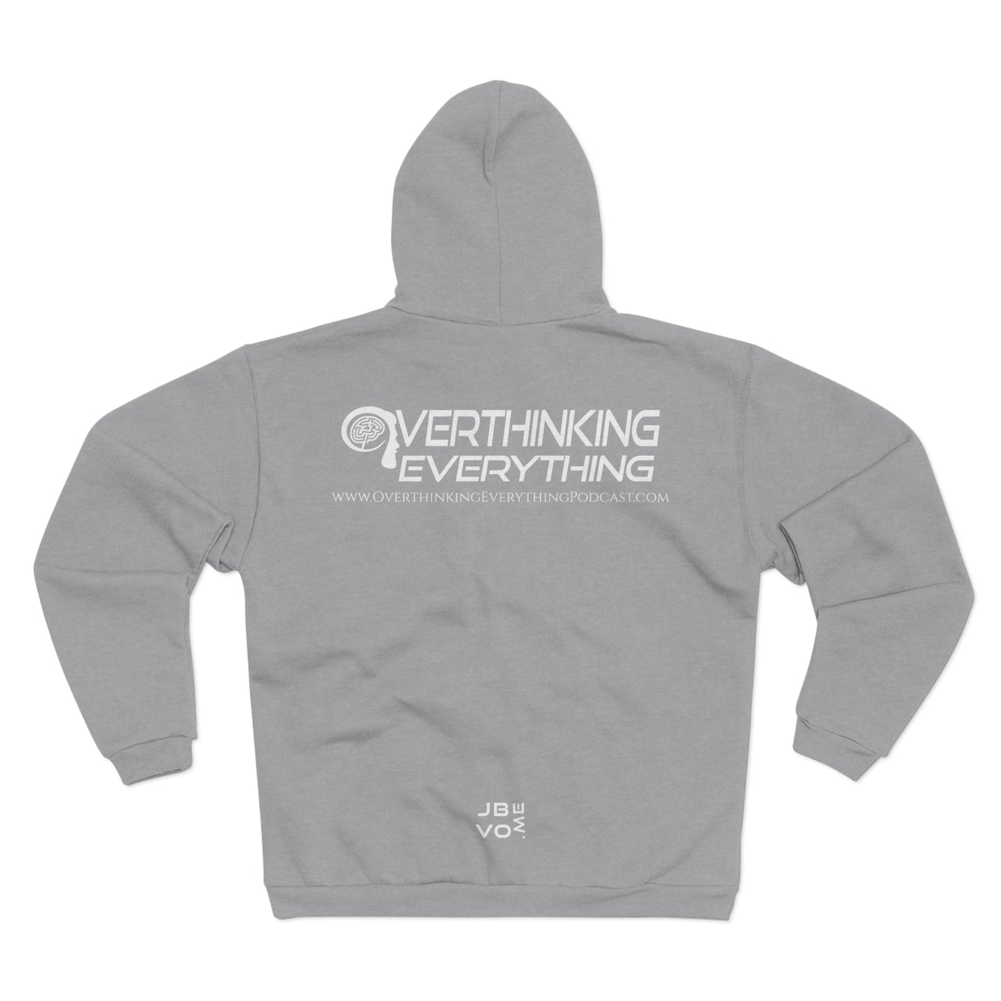 Overthinking Everything Unisex Hooded Zip Sweatshirt