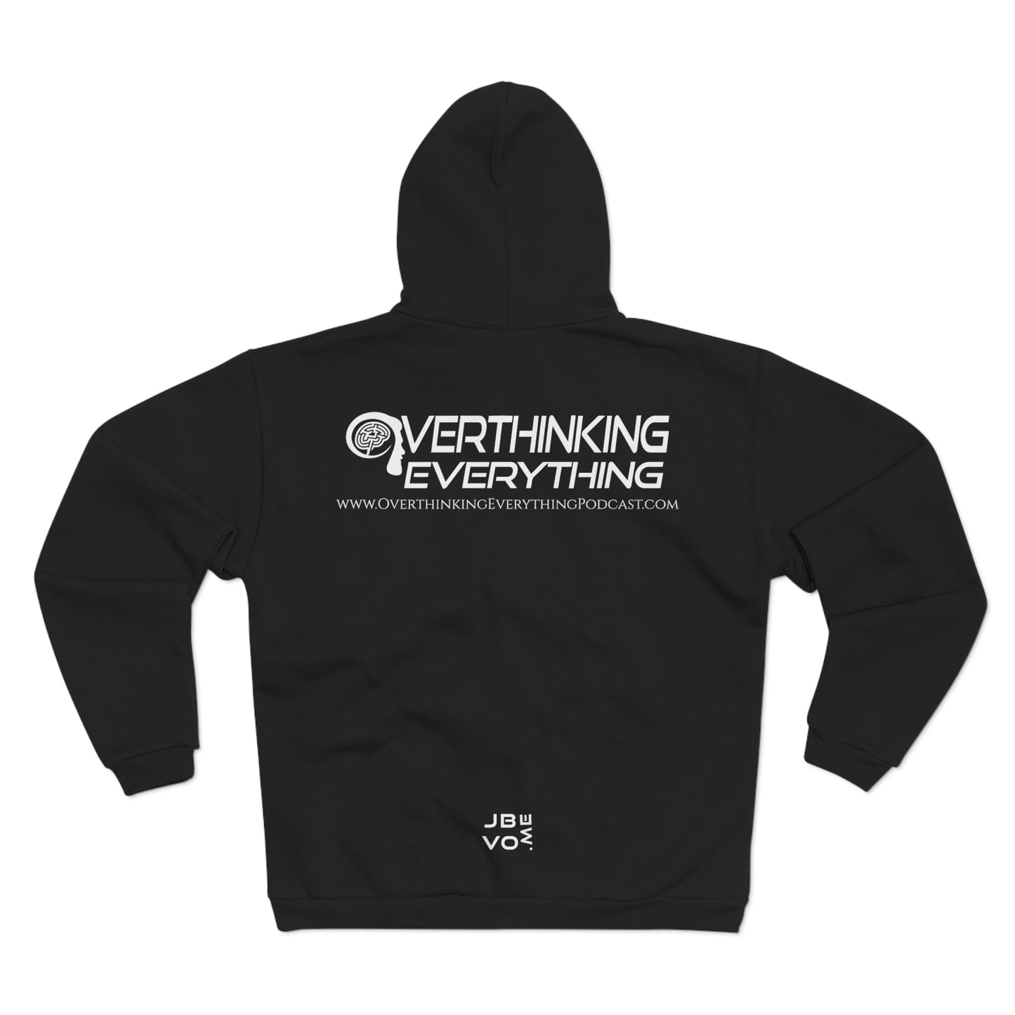 Overthinking Everything Unisex Hooded Zip Sweatshirt