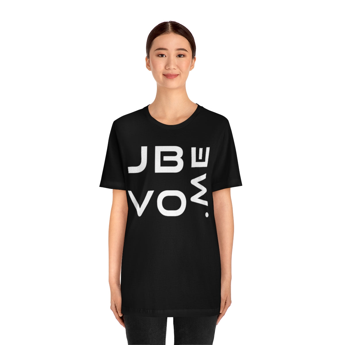 JBVO.ME Unisex Jersey Short Sleeve Black Tee (SirTalksALot Exclusive)