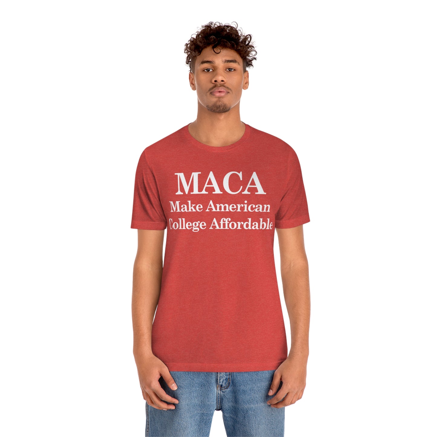 Make American College Affordable Back Quote Unisex Jersey Short Sleeve Tee (SirTalksALot Exclusive)