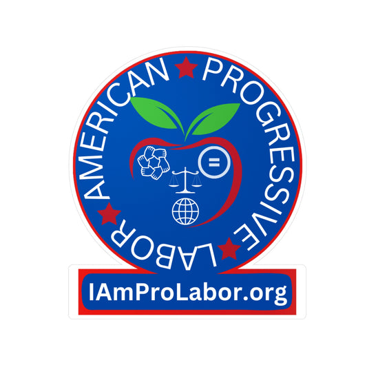 APL Logo (IAmProLabor.org) Vinyl Die-Cut Stickers